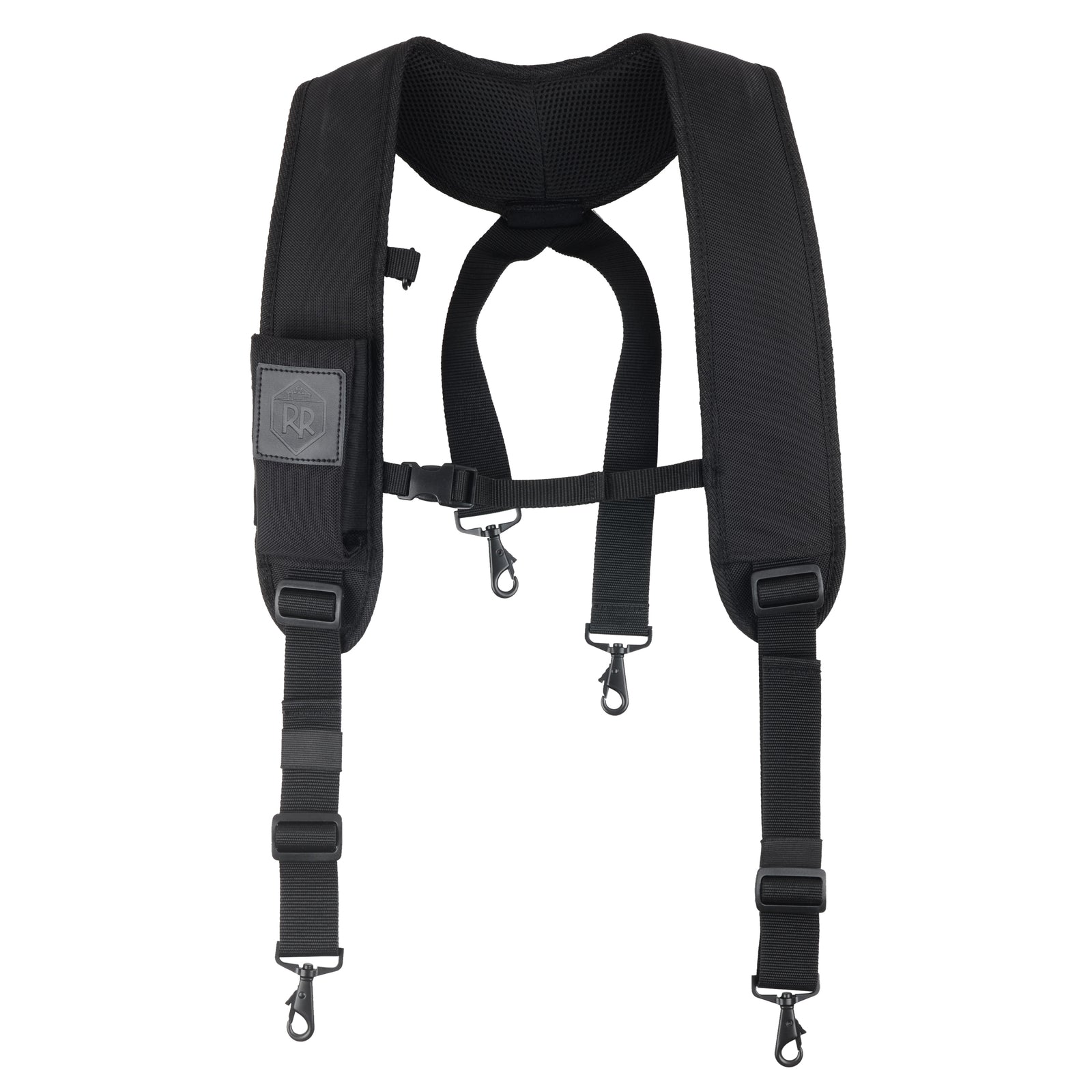 RR Buildings Suspenders for Tool Belt, Universal Size, Black
