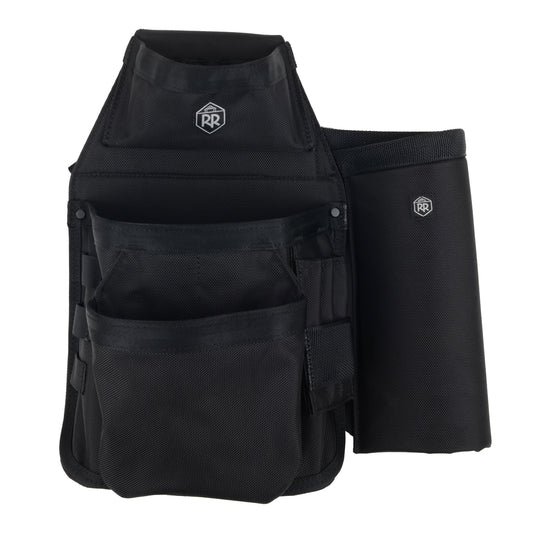 RR Buildings Tool Belt Dominant Pouch with Hammer Holster, Black