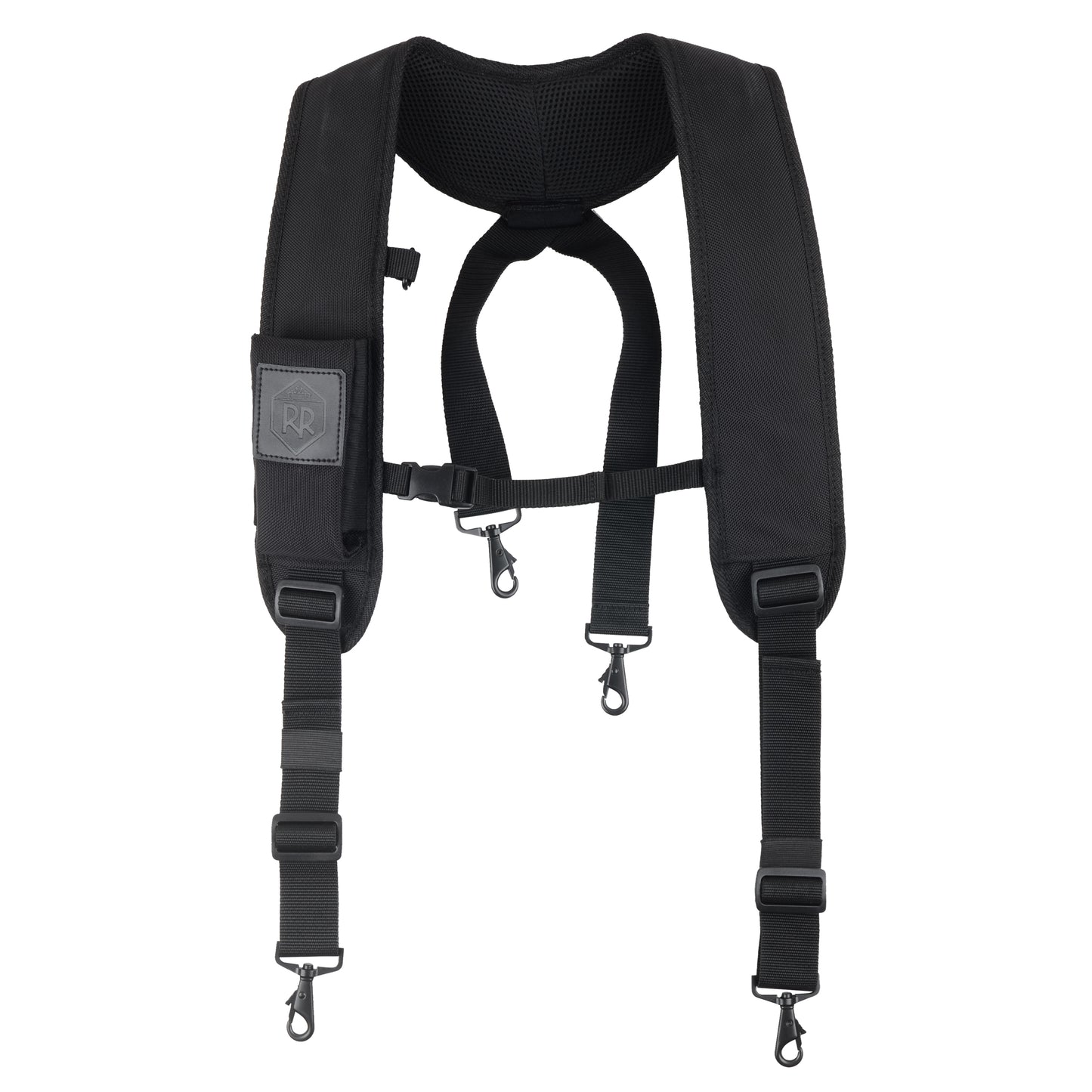 RR Buildings Suspenders for Tool Belt, Universal Size, Black
