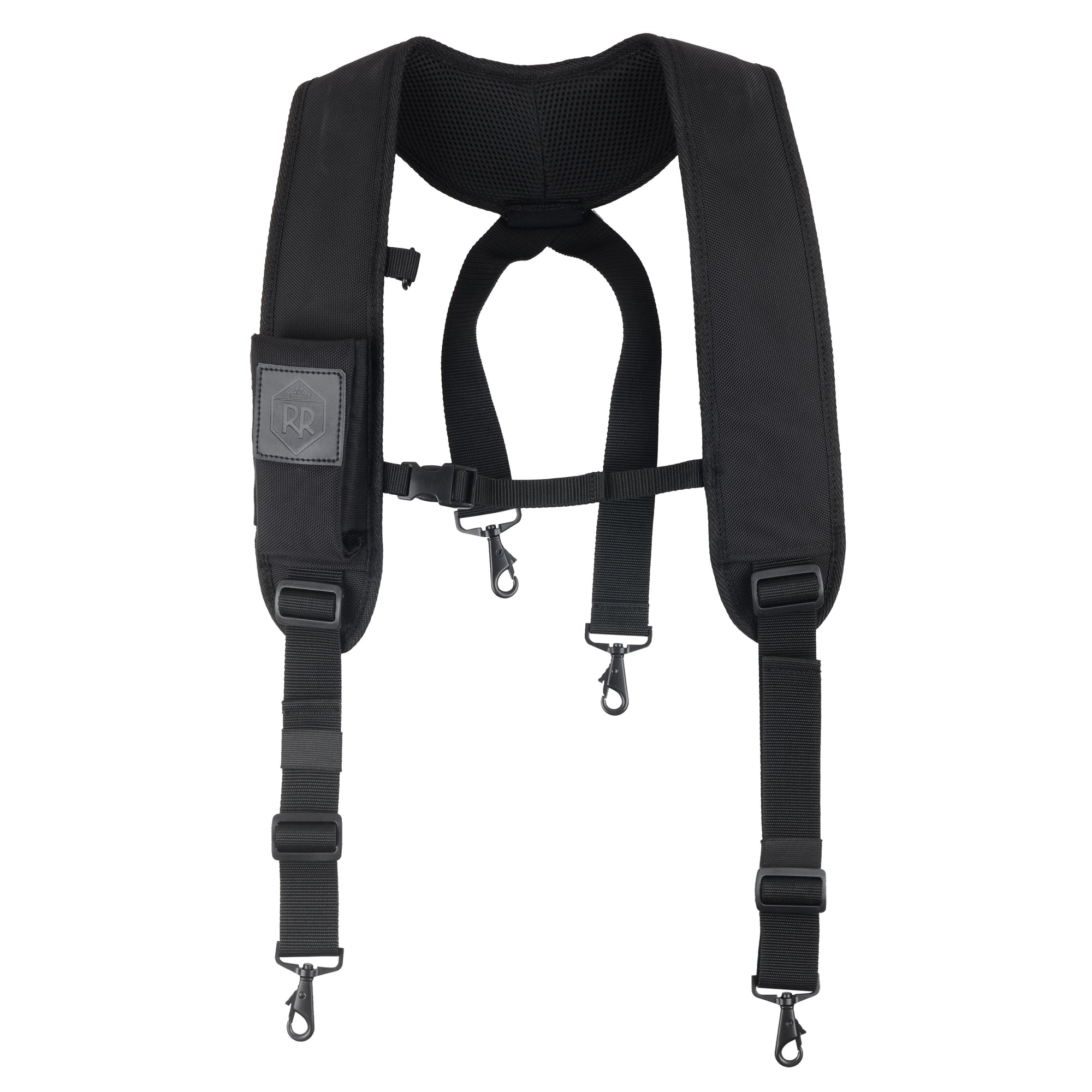 RR Buildings Suspenders for Tool Belt, Universal Size, Black