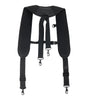 RR Buildings Suspenders for Tool Belt, Universal Size, Black