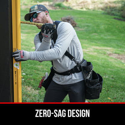 RR Buildings Suspenders for Tool Belt, Universal Size, Black